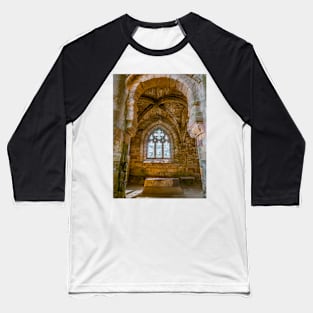 Chapel at Jedburgh Abbey, Scotland Baseball T-Shirt